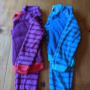LL Bean fleece pajama bundle